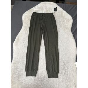 7 Diamonds Core Performance Small‎ Jogger Stretch Wicking Quick Dry Olive